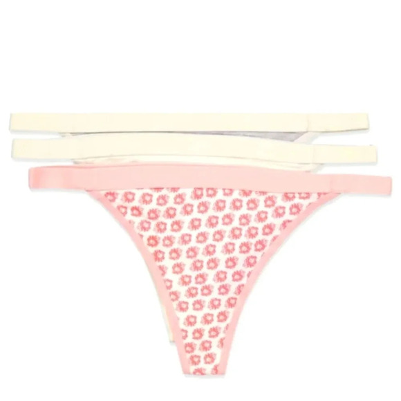 Billabong Women's 3 Pack Mini Floral Thong - Picture 1 of 6